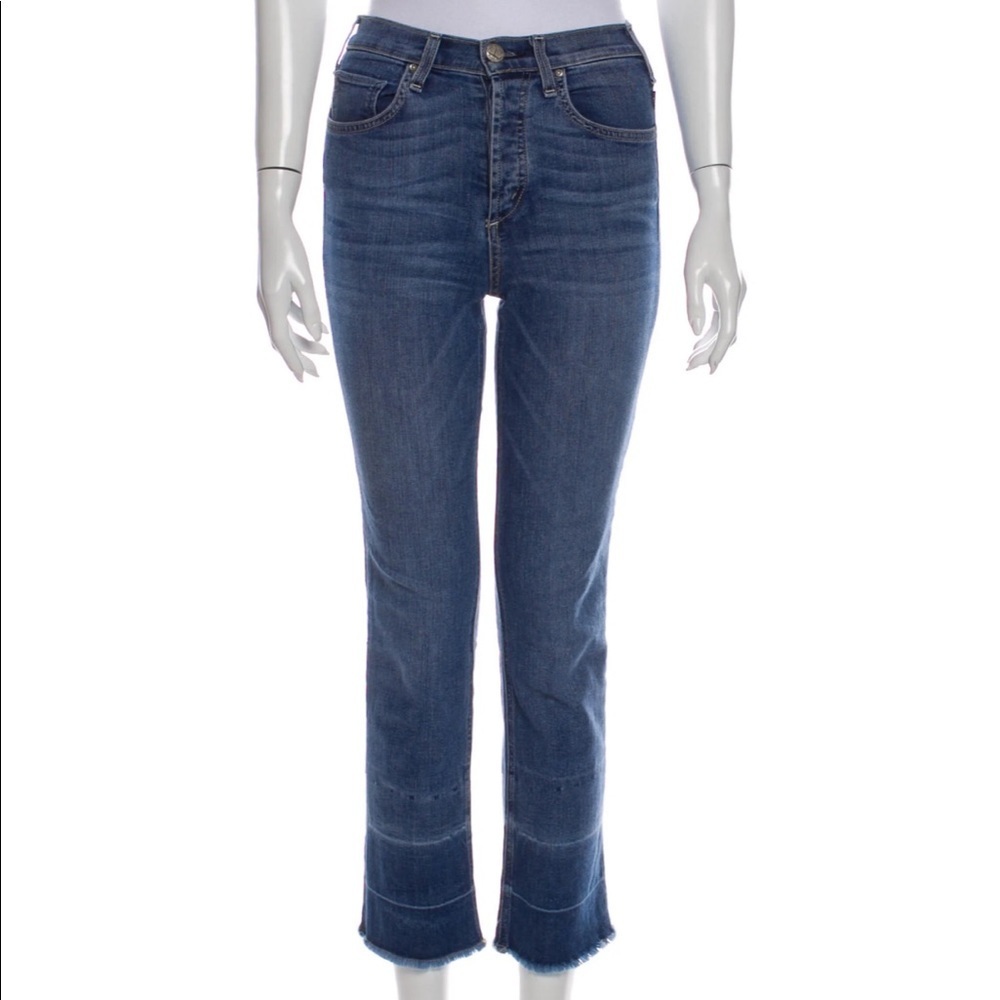 McGuire Denim‎ Mid-Rise Straight Leg Jeans